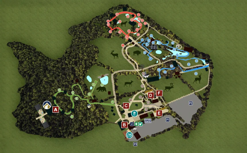 Plan du Parc
